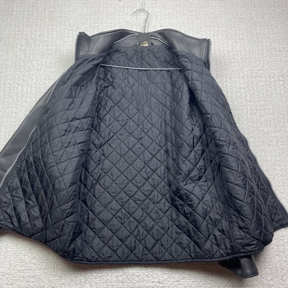 VTG Sea-doo Bombardier Racing Biker Neoprene Jacket Quilted Black Men S Jet Ski - Picture 14 of 14